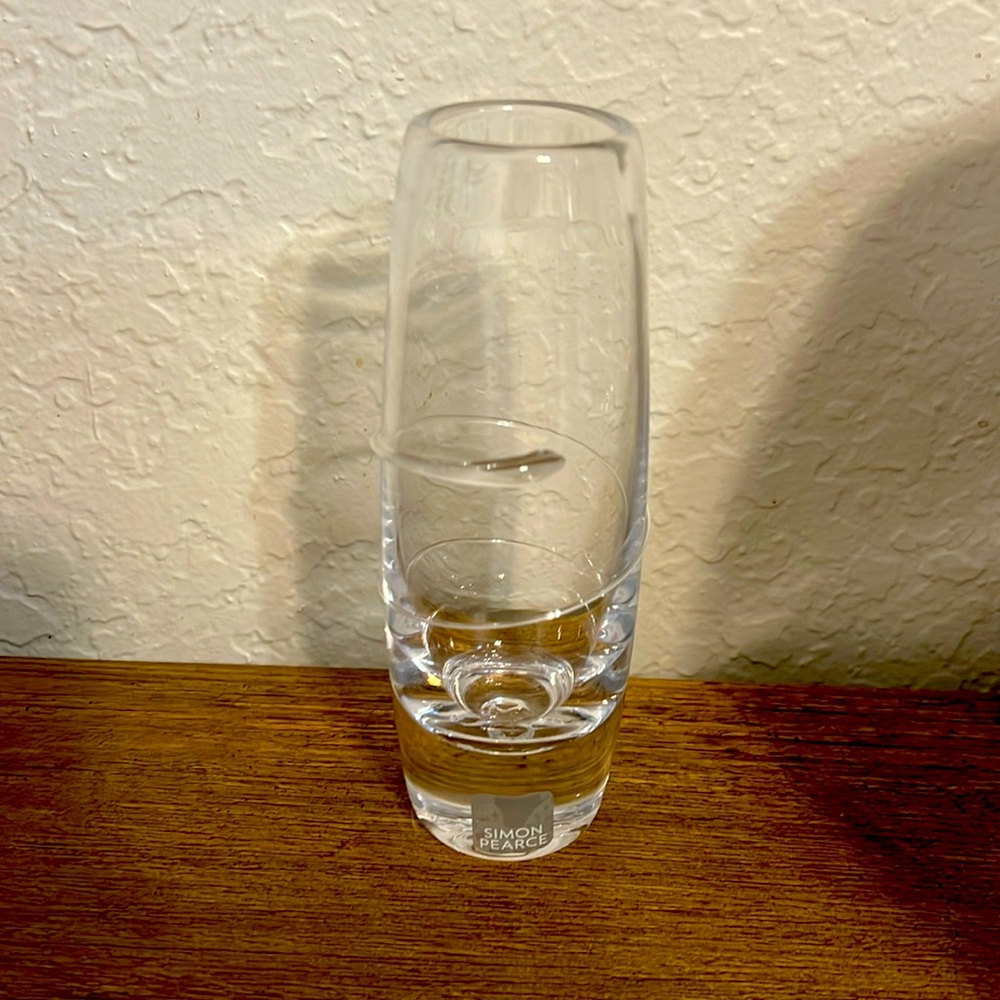 Simon Pearce Wellesley Glass Bud Vase